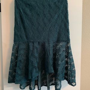 Teal skirt